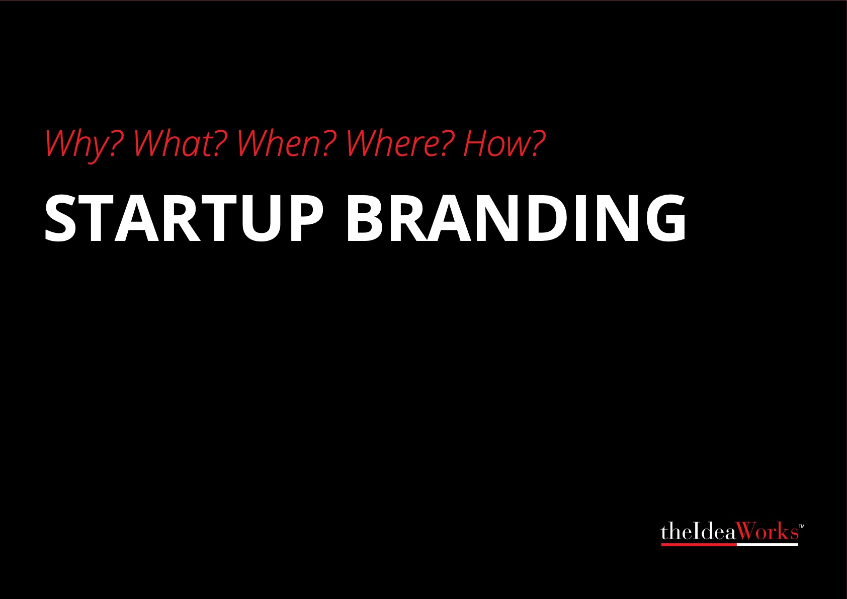 Startup Branding slide 1