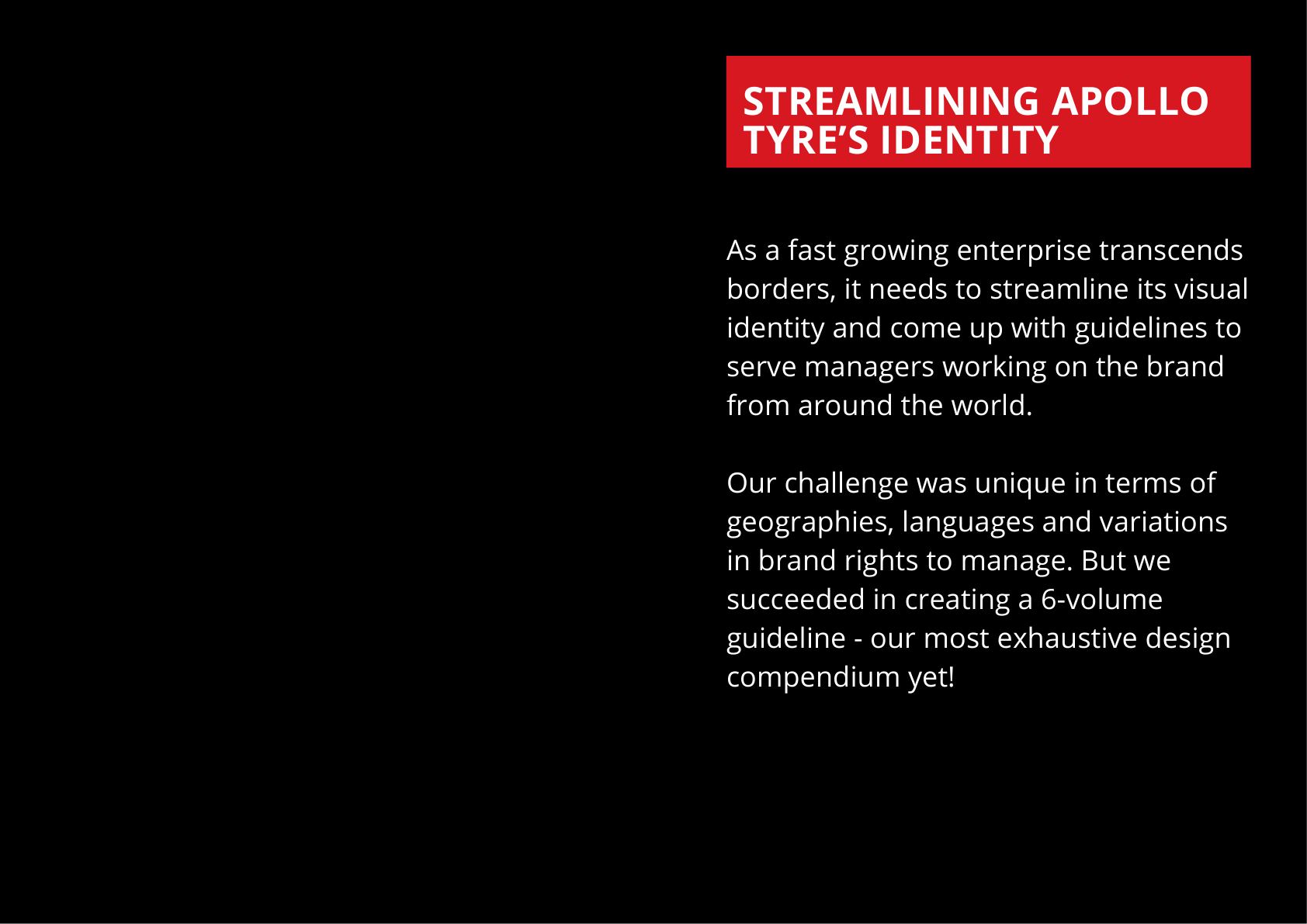 Streamlining Apollo Tyre’s Identity — page 1