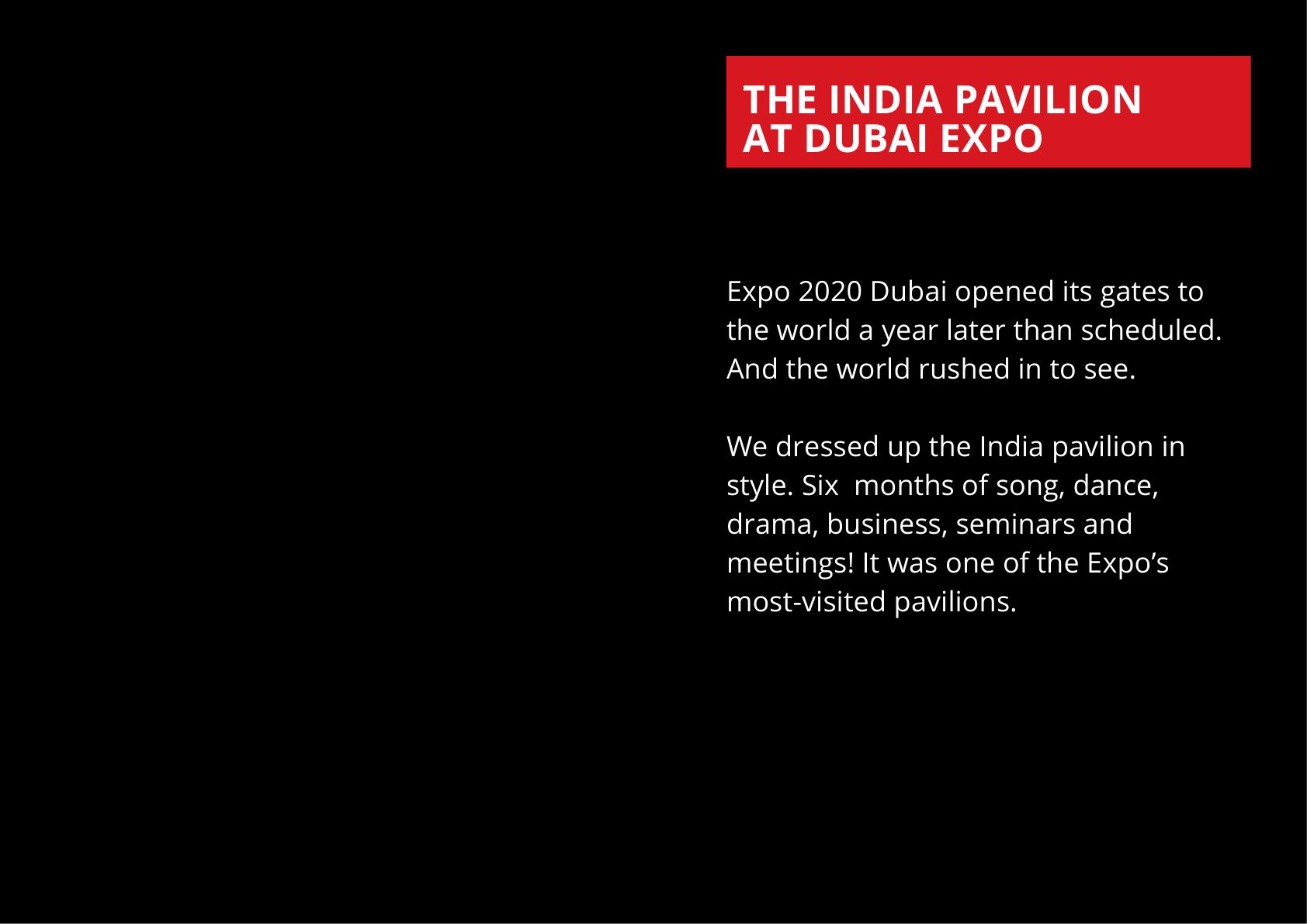 The India Pavilion at Dubai Expo — page 1