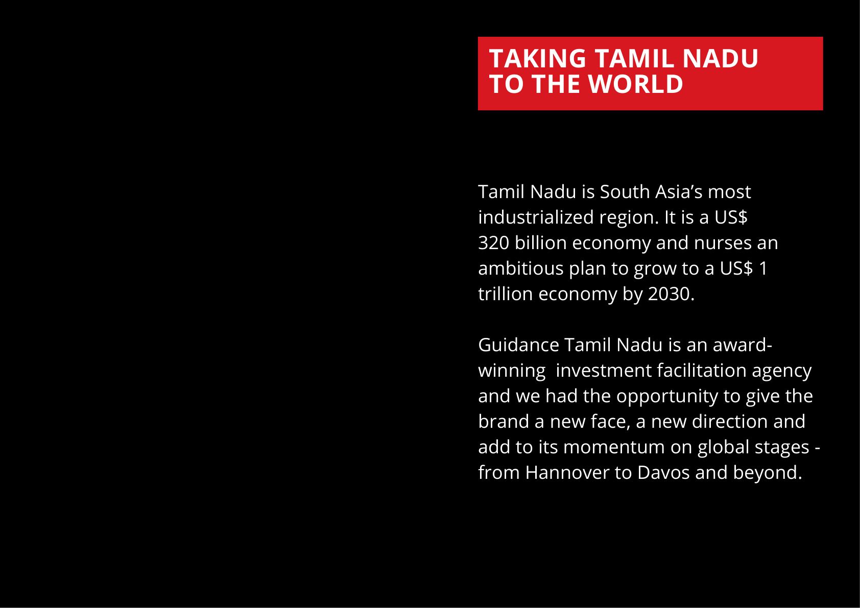 Taking Tamil Nadu to the World — page 1